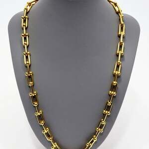 U-Shape Gold Chain for Men Women
